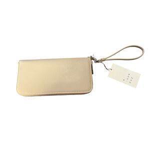 Target‎ A New Day Large Around Zip Wallet Light Tan new w/ tags